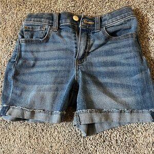 High rise denim girls shorts- like new